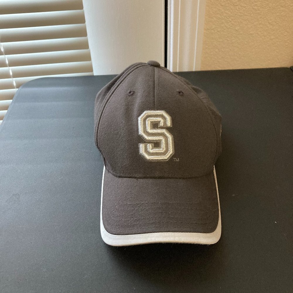 Nike Elite Seattle S Baseball Cap Gray Cap Hat Fitted Wool Blend Vintage?